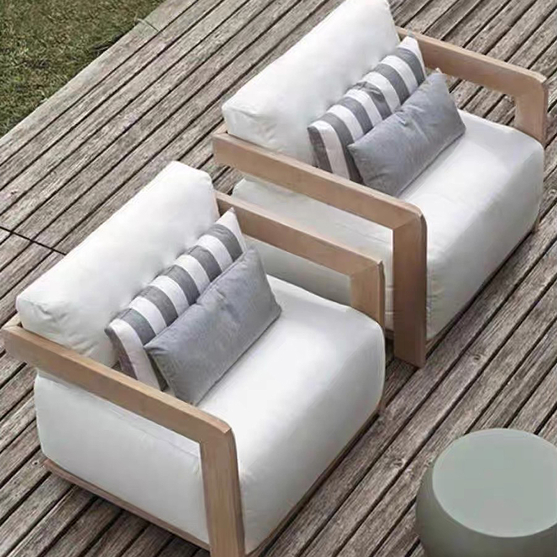 Outdoor Furniture Luxury - طقم أرائك حدائق فاخر من خشب