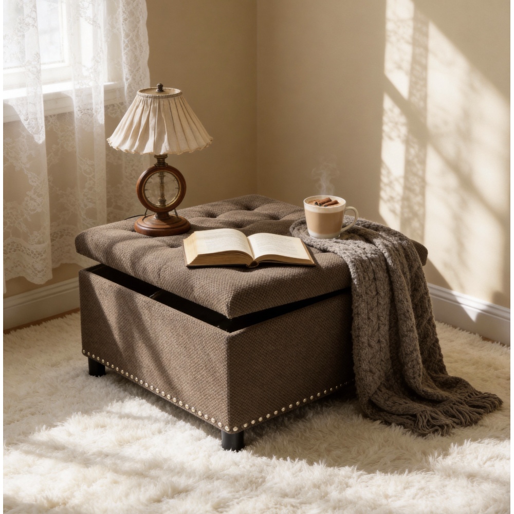 مقعد أورافيس المربع للتخزين بل - مراجعة Outdoor Furniture Wood وسعره