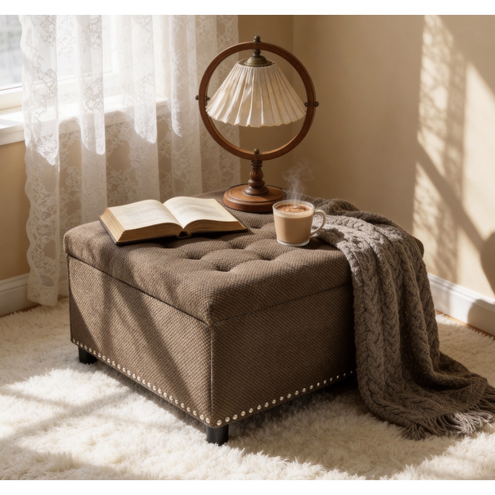 مقعد أورافيس المربع للتخزين بل - مراجعة Outdoor Furniture Wood وسعره