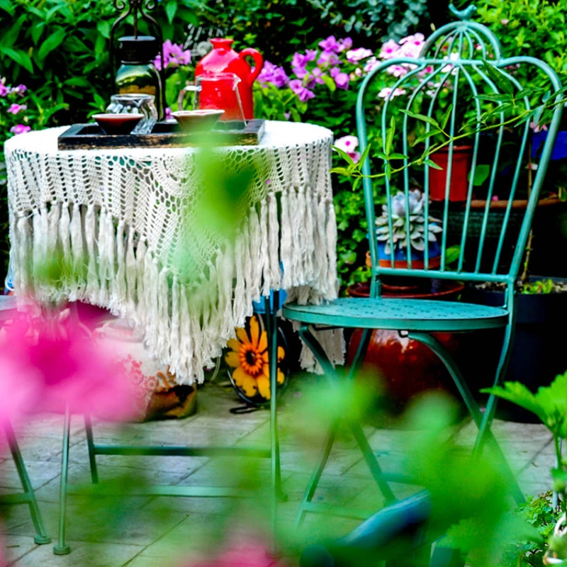 كراسي حديقة فناء خارجية من الح - مراجعة Outdoor Furniture Metal Chairs وسعره