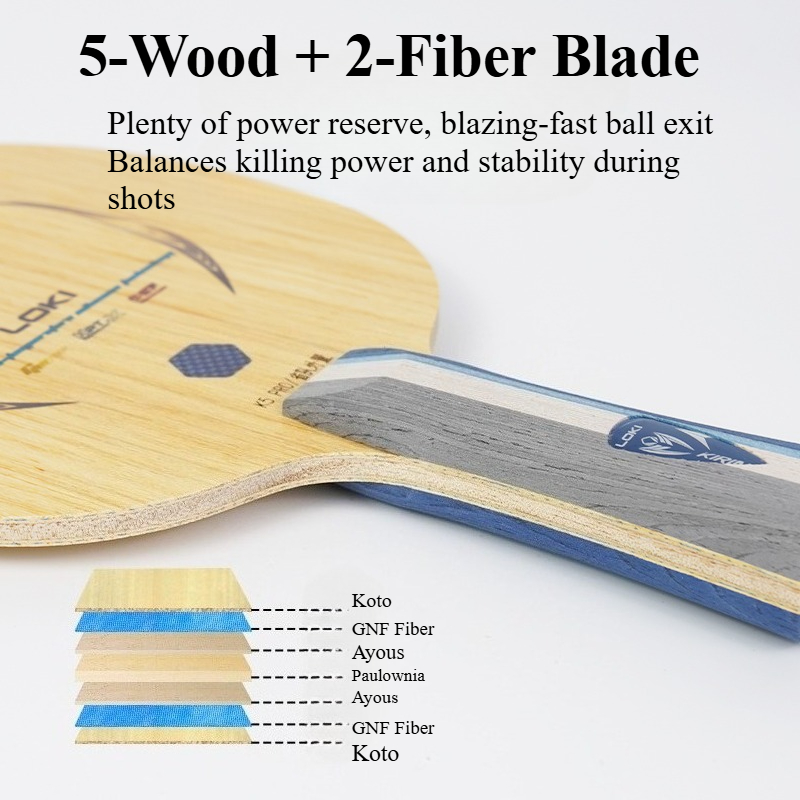 LOKI Kirin K5 PRO شفرة تنس الط - مراجعة Outdoor Furniture Wood وسعره