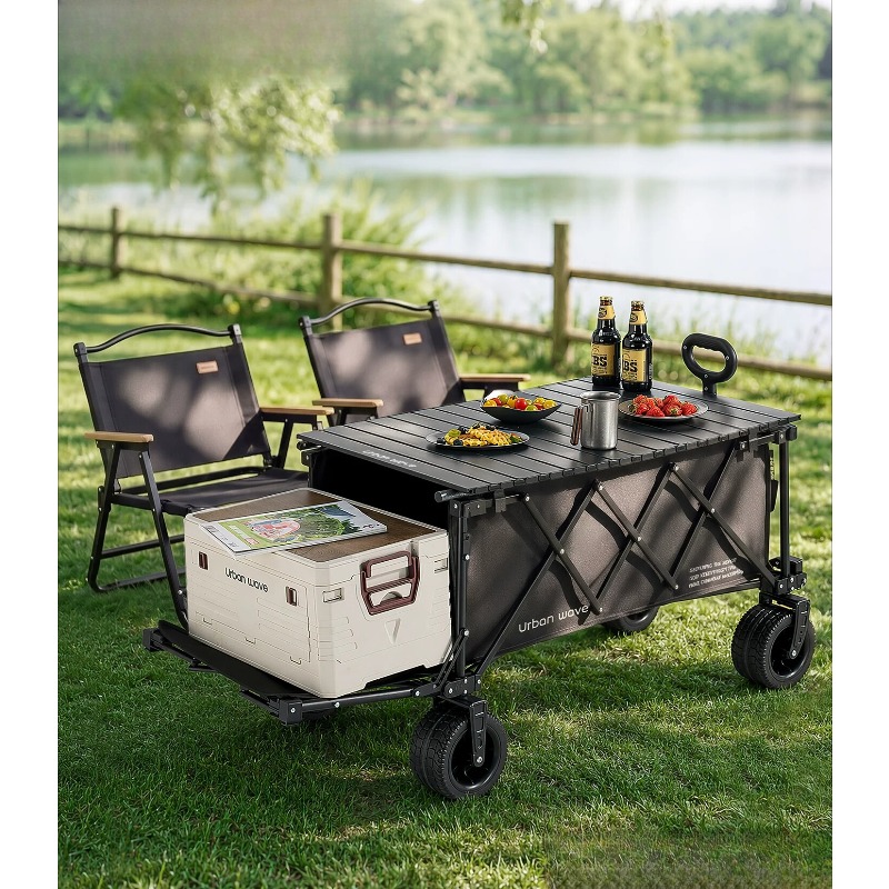 عربة تخييم قابلة للطي للاستخدا - مراجعة Outdoor Furniture Metal وسعره