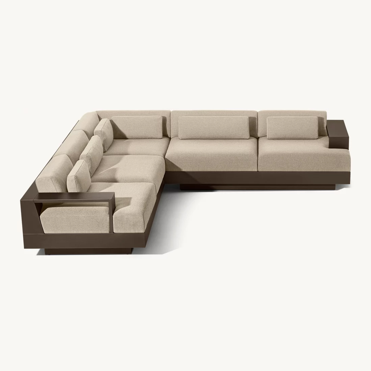 طقم أريكة فاخر بإطار معدني من  - مراجعة Outdoor Furniture Luxury وسعره