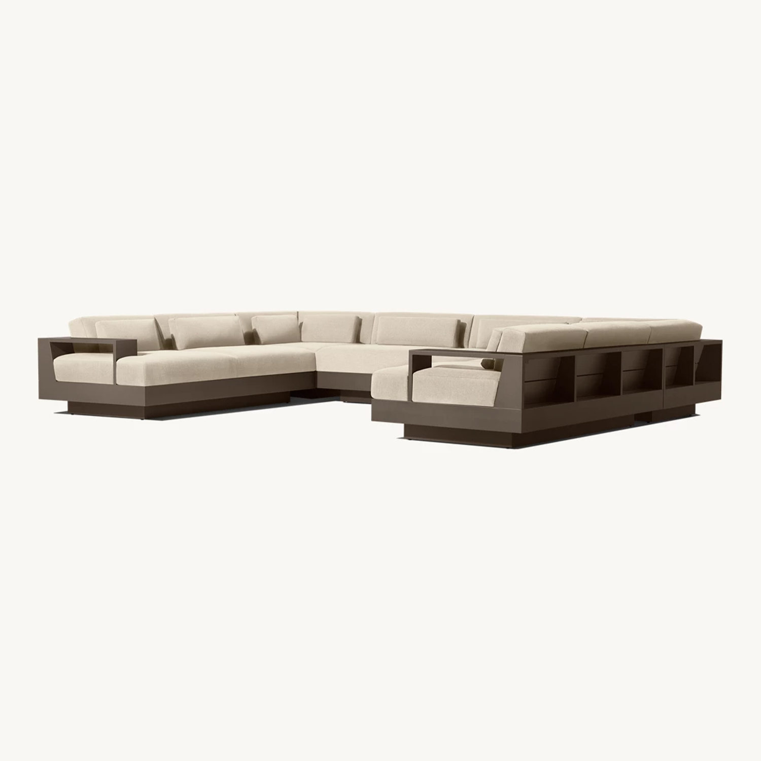 طقم أريكة فاخر بإطار معدني من  - مراجعة Outdoor Furniture Luxury وسعره