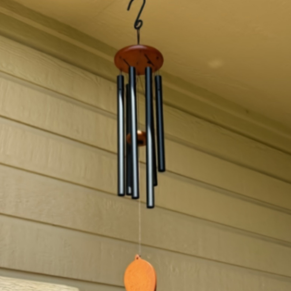جرس رياح ريترو أسود بطول 26 بو - مراجعة Outdoor Furniture Diy وسعره